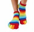 ToeToe Essential Anklet Tåstrømper Rainbow Str. 35-46