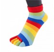 ToeToe Essential Anklet Tåstrømper Rainbow Str. 35-46