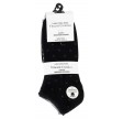 Ankelstrømper Damer 4-pak, Sort og grå - Str. 39-42
