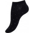 Ankelstrømper Damer 4-pak, Sort og grå - Str. 39-42