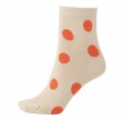 Korte ankelstrømper fra Socks CPH - Beige Dot str. 36-39