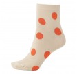 Korte ankelstrømper fra Socks CPH - Beige Dot