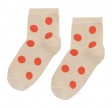 Korte ankelstrømper fra Socks CPH - Beige Dot