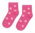 Korte ankelstrømper fra Socks CPH - Pink Dot str. 36-39