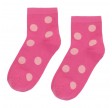 Korte ankelstrømper fra Socks CPH - Pink Dot