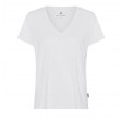 Bambus t-shirt med v-hals, dame, JBS of Denmark, hvid, str. XS