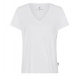 Bambus t-shirt med v-hals, dame, JBS of Denmark, hvid, str. small