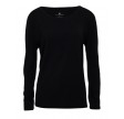 Langærmet bambus t-shirt, dame, JBS of Denmark, sort, str. XL