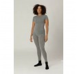 Leggings i merinould, dame, Coastland of Denmark, grå, str. Small