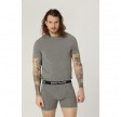 Grå Coastland uld-boxershorts herre, X-Large