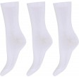 DECOY ankle sock orgcotton 3pk - Hvid str. 37-41
