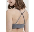 Decoy BH-top med smalle stropper, grå, str. small