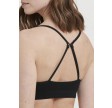 Decoy BH-top med smalle stropper, sort, str. XS