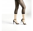 DECOY capri leopard 50den - Sort str. M/L