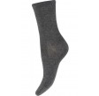 Decoy glimmerstrømper, viskose, grå, str. 37-41