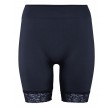 Lange Sømløse Decoy Indershorts Med Blonder, Navy, Str. S/M