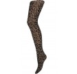 Decoy Leopard Fashion Strømpebukser Golden 70 Denier - Str. 2XL