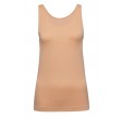 Decoy top med brede stropper, dame, nude, str. medium