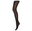 DECOY tights flowers 19den - Sort str. 3XL
