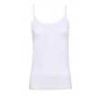 Decoy top med smalle stropper, dame, hvid, str. XL