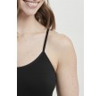 Decoy top med smalle stropper, dame, sort, str. XL