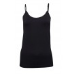 Decoy top med smalle stropper, dame, sort, str. XL