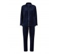 Velour Hjemmesæt fra Decoy, Navy blå str. X-Large