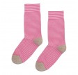 Bomulds Strømpe fra Socks CPH - Pink Striber 