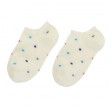 Korte ankelstrømper fra Socks CPH - Creme Tivoli Dot str. 36-39