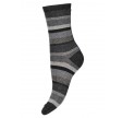 Decoy glimmerstrømper, stribede, grå, str. 37-41