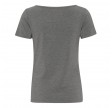T-shirt i merinould, dame, Coastland of Denmark, grå, str. XS