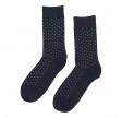 Herrestrømper med prikker, navy, CPH Sock Company