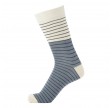 Socks CPH herrestrømper med striber, blå / hvid, str. 45-48
