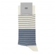 Socks CPH herrestrømper med striber, blå / hvid, str. 40-44