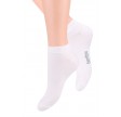 Hvide Bambus Ankelstrømper (Korte Strømper), Str. 44-46
