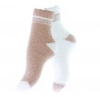 2 Par Hyggesokker Beige Og Hvid - Str. 35-42