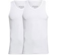 2-Pak JBS bambus tank-top (singlet), hvid, str. large