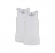 JBS of Denmark - 2-pak bambus singlet til piger - Lysegrå str. 9/10 år