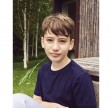 JBS of Denmark - Bambus børne T-Shirt med O-hals - Navy, str. 7/8 år