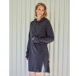 JBS of Denmark Bambus Hoodie Dress Mørkegrå, Str. Large
