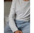 JBS of Denmark - Langærmet Herre Bamboo T-Shirt Hvid 3XLarge