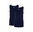 JBS of Denmark - 2-pak bambus singlet til drenge - Navy, str. 7/8 år