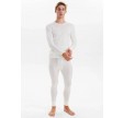 Langærmet t-shirt i 100% merino uld til mænd, JBS, hvid, str. XL