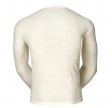 Langærmet t-shirt i 100% merino uld til mænd, JBS, hvid, str. XL