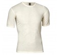 T-shirt i 100% merino uld til mænd, JBS, hvid