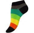 Ankelstrømper Damer 4-pak Rainbow - Str. 39-42