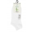 Korte Kilde Bambus Komfort- og Diabetesstrømper, Hvid - Str. 35-38