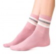 Tennissokker med kort skaft til damer, lyserød, str. 35-37