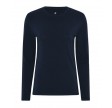 Langærmet bambus t-shirt, dame, JBS of Denmark, navy, str. XS
