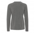 Langærmet t-shirt i merinould, dame, Coastland of Denmark, grå, str. small